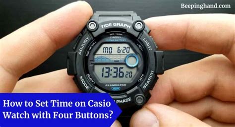 how to reset casio watch with 4 buttons|How to Set a Digital Watch: What Do Those 4 Buttons Do, .
